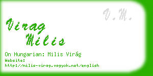 virag milis business card